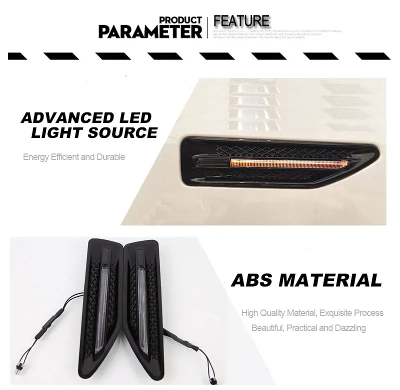 For KIA RIO K2 Sedan Hatchback 2012 2013 2014 2015 2016 Car-styling Car Side Light LED Fender Lights Auto Steering Signal Lamps (6)
