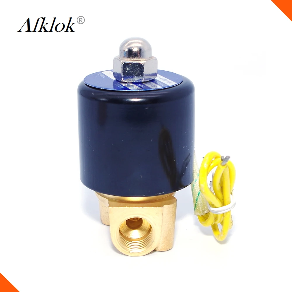 

Low Price Brass 3/8 inch 4mm Normally Closed 220 Volt Water Solenoid Valve