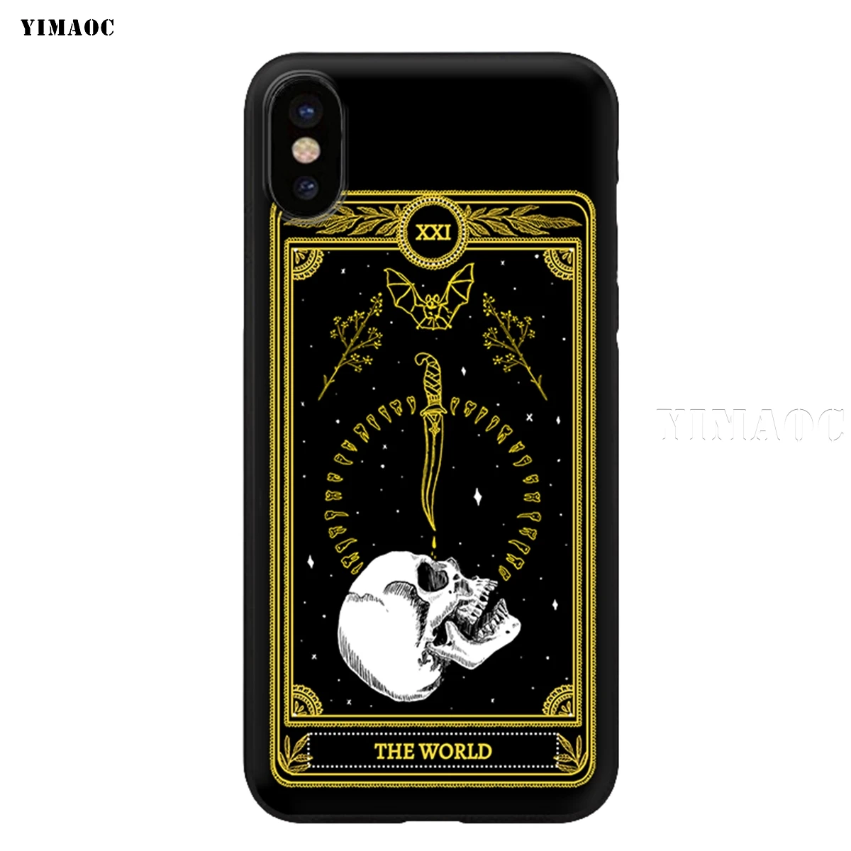 Силиконовый мягкий чехол YIMAOC Death Tarot для iPhone 11 Pro XS Max XR X 8 7 6 6S Plus 5 5S SE - Цвет: 3