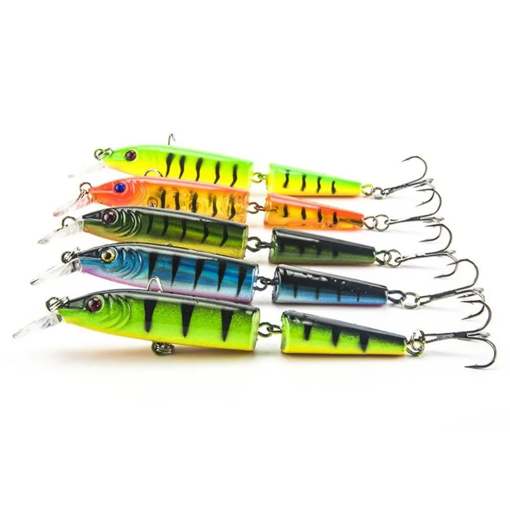 

HiUmi Jointed Minnow Fishing Lures 10.5cm 9.6g Fishing Tackle Swimbait Wobbler Fish Bait Artificial Lure