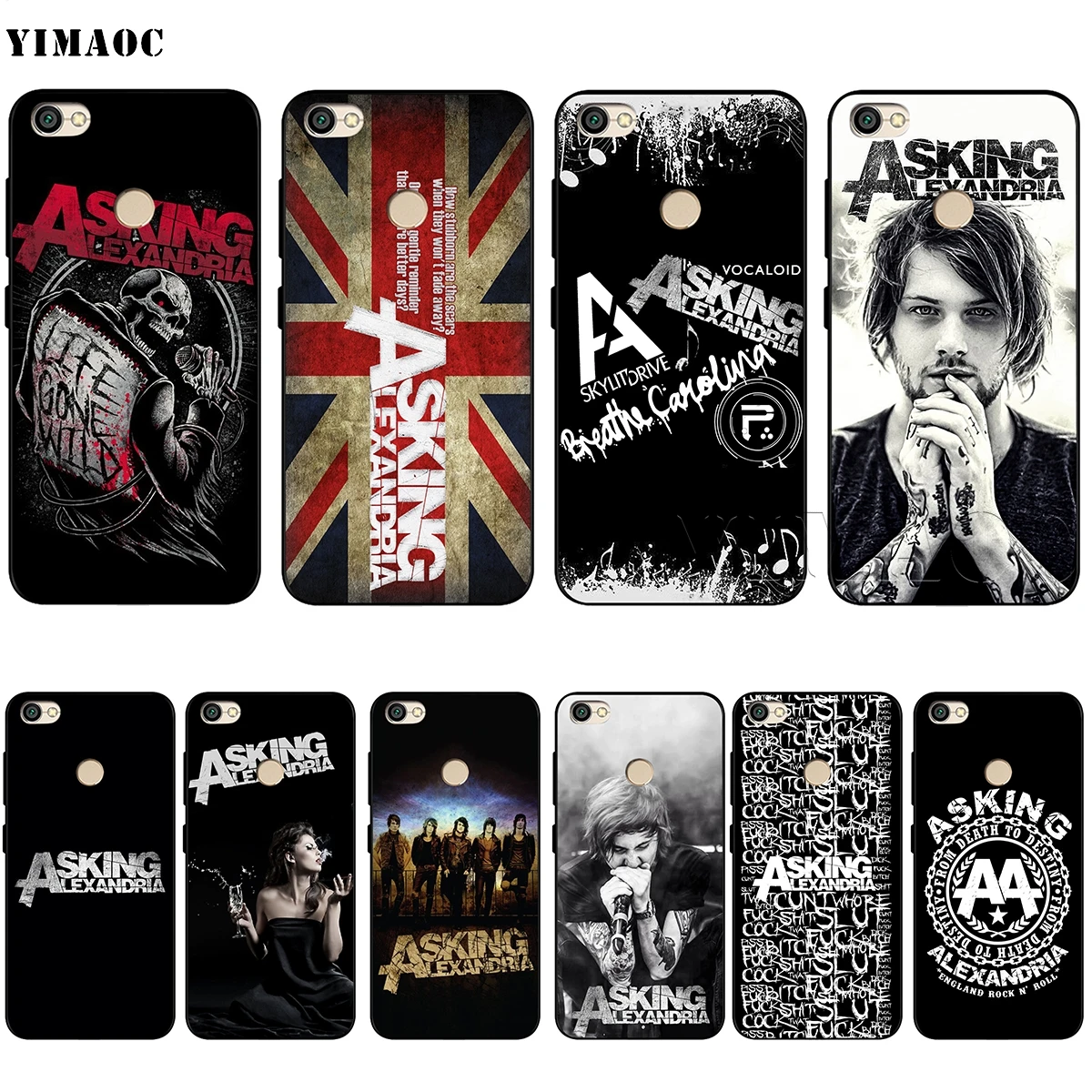 

YIMAOC Asking Alexandria Danny Worsnop TPU Case for Xiaomi Redmi mi Note MAX 3 6 6A 7 mi6 8 9 se a1 a2 Pro Lite go pocophone f1