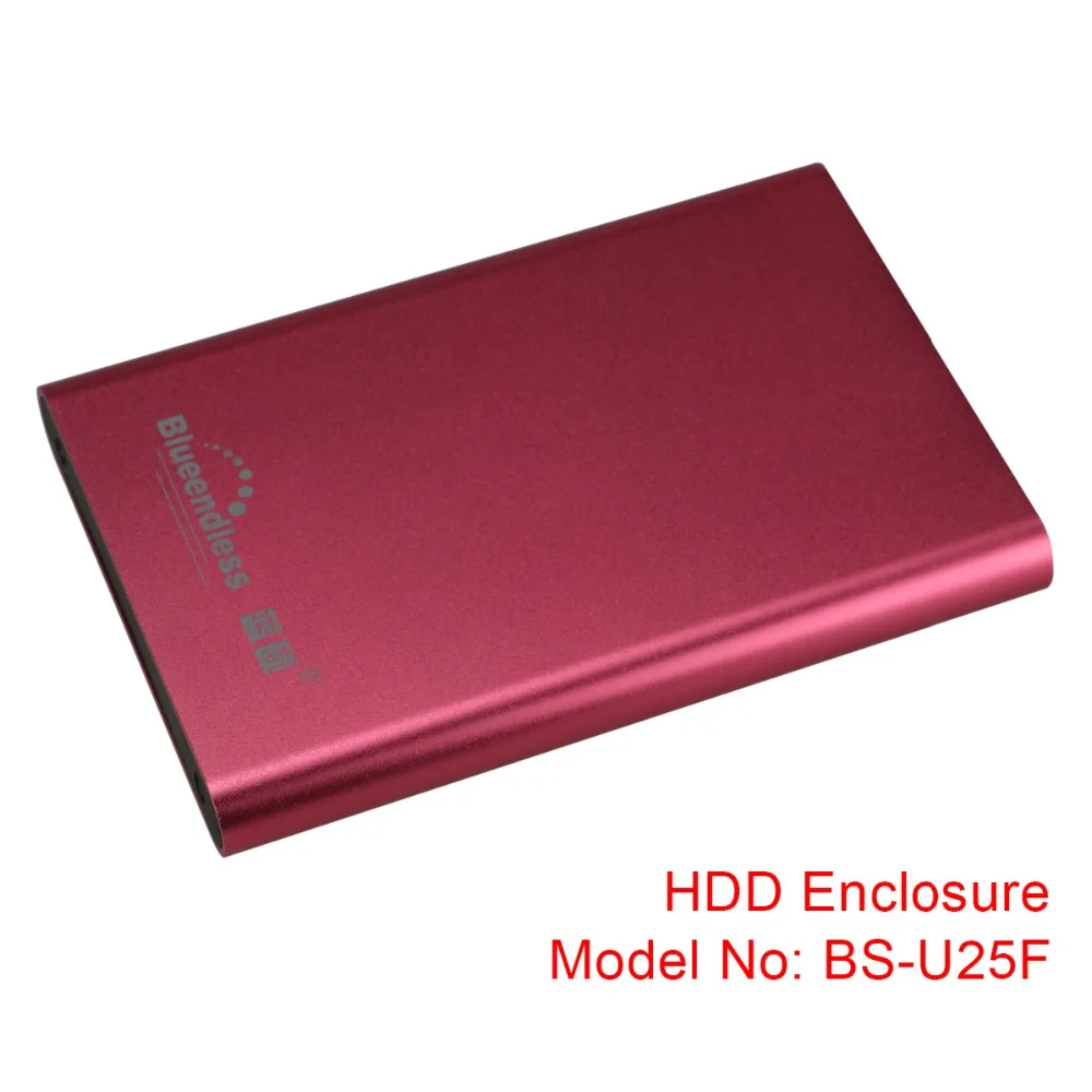 Алюминиевый корпус для жесткого диска USB 3 0 SSD Caddy 2 5 дюймов защитный чехол 1 ТБ