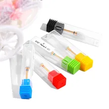 5 color ceramic nano grinding head coating nail drill grinding gel removal polishing manicure tools