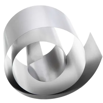 

1pc 100mm x 1m Silver 304 Stainless Steel Fine Plate Sheet Foil 0.2mm Thickness For Hardware Parts