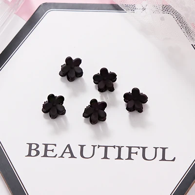 5pcs dark brown 5/10 шт./лот для девочек милый маленький сливовых расцветок заколки для волос для детей прекрасные заколки для волос Заколки ободки Дети Мода женские аксессуары для волос - Цвет: 5pcs dark brown