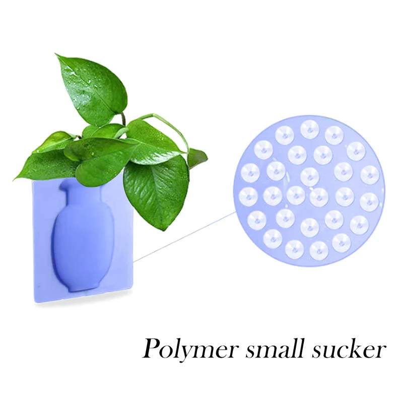 

Silicone Magic Soft Leaves Bottle Sticker Glass Vase Body Wall Sticker Home Decoration Accessories for Flower Pots Vase Decor