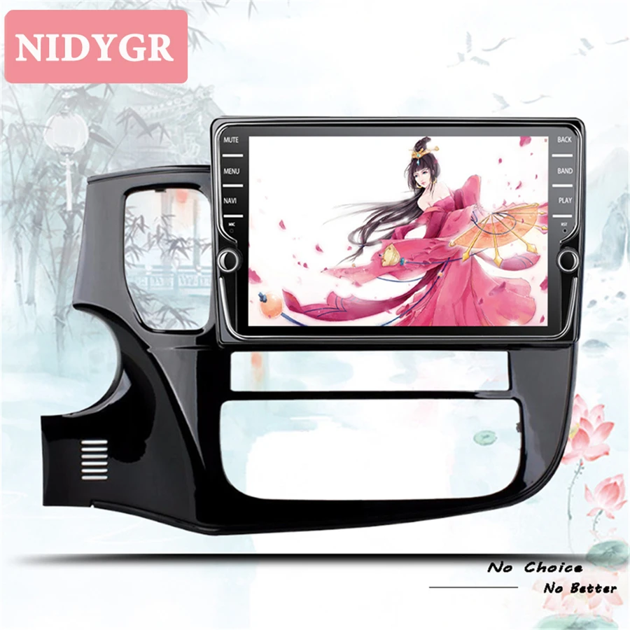 Sale 9 inch Android 9.1 car Multimedia Player For Mitsubishi Outlander 3 2012-2018 Car Radio DVD Tape Recorder GPS Navigation maps 0