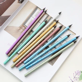 

Marco metal color pencil set Black wood pencils Crayon painting drawing Art supplies Stationery School supplies FB495