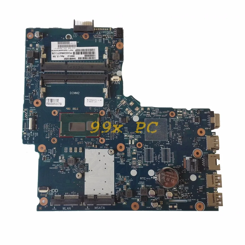 Материнская плата для ноутбука hp 350 G1 W/I5-4210U Процессор 785489-001 SN0WI10-6050A2608301-MB-A05 DDR3L
