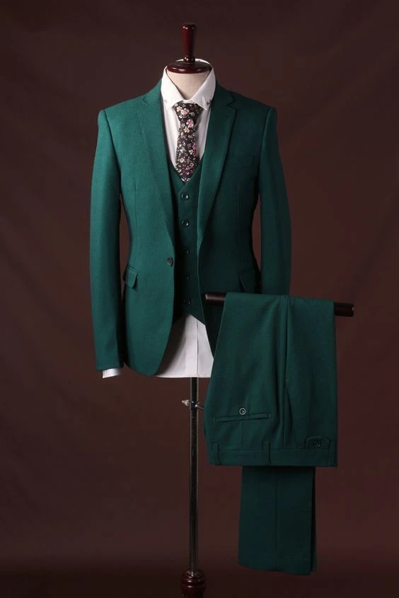 Veste tailleur verte homme Clearance