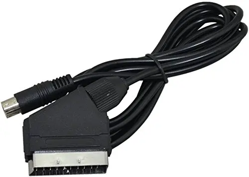 

H 5pcs 1.8M/6FT RGB Scart AV Cable Lead Audio Video Connector for Genesis Megadrive 2