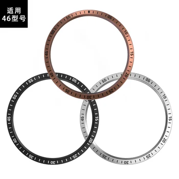 

20pcs Replacement Smart Watch Accessories For Samsung Galaxy Watch 46MM/42MM Bezel Ring Adhesive Cover Anti Scratch Metal
