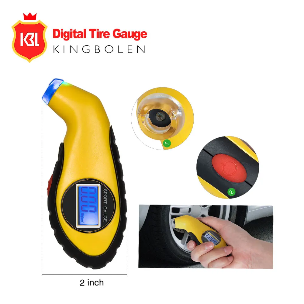 

Tire Pressure Gauge Meter Manometer Barometers Tester Digital LCD Air Tire Test For Auto Car Motorcycle Wheel Diagnostic Tools