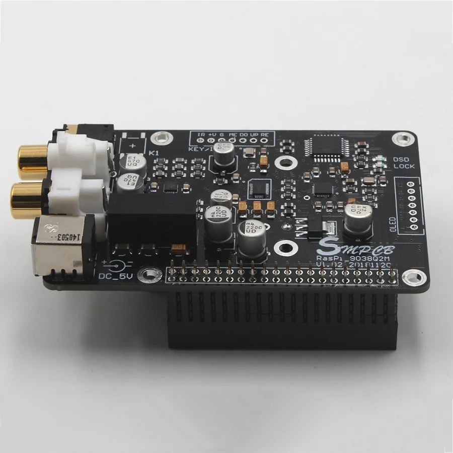

ES9038q2m DAC Decoder Digital Broadcast Board OPA1612 Op for Raspberry Pi Decoding to I2S 32BIT 384KHZ DSD128