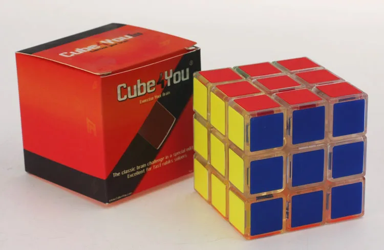 Продвижение C4U 3x3x3 куб Волшебная головоломка Cube4You 3x3, скоростной куб, игрушка 5,7 см интеллект Развивающие игрушки для детей игры