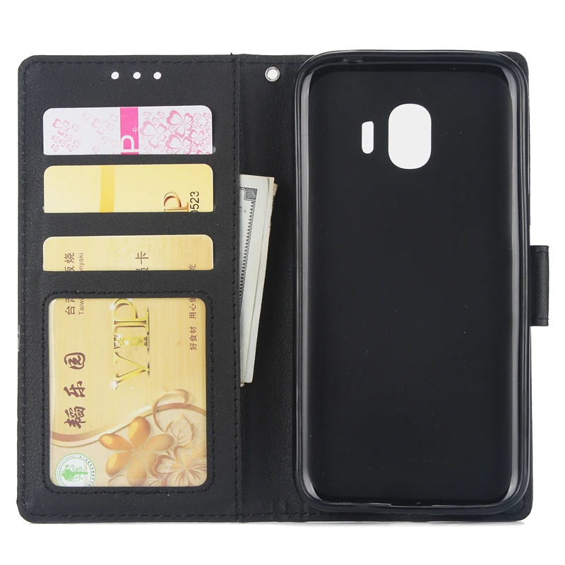 JYERAECOM Retro PU Leather Flip Wallet Cover Case For Coque Samsung Galaxy J4 J6 2018 A8 A5 2017 J3 J5 J7 A3 2016 S9 S8 S6 Case