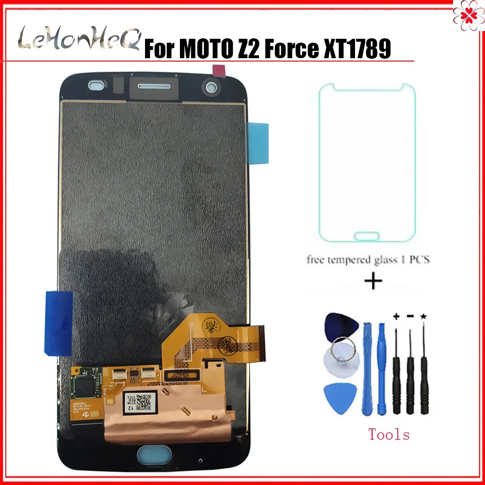 Дисплей для Motorola MOTO Z2 Force XT1789 дисплей с сенсорным экраном дигитайзер сборка force