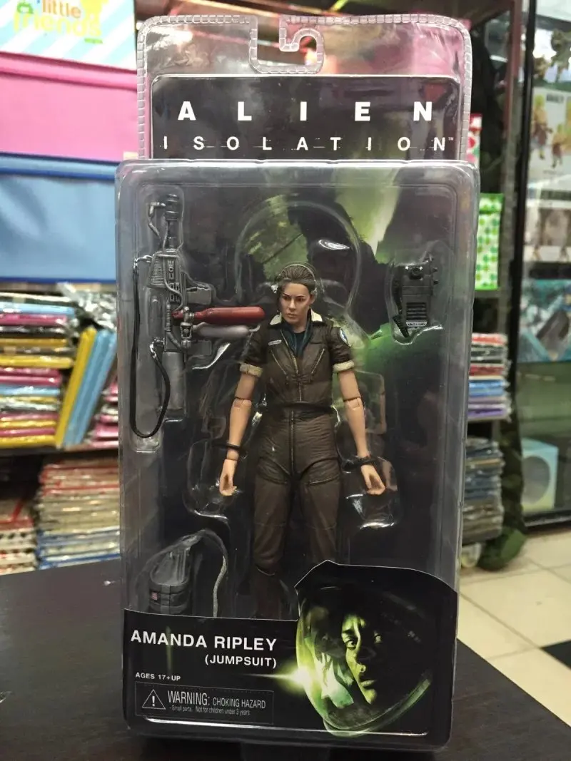 Amanda Ripley Alien Isolation фигурка куклы Xenomorph Amanda Ripley ПВХ Фигурки коллекционные игрушки модель игрушки 18 см KT1780 - Цвет: A