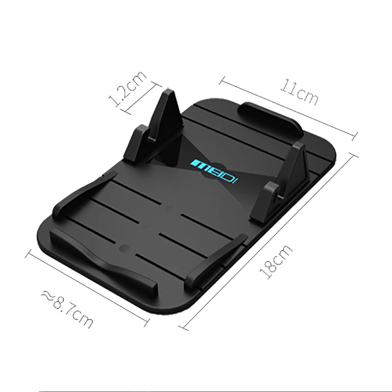 MEIDI Резиновый Автомобильный держатель для телефона, нескользящий коврик для iPhone, samsung, Xiaomi, универсальный автомобильный держатель для мобильного телефона