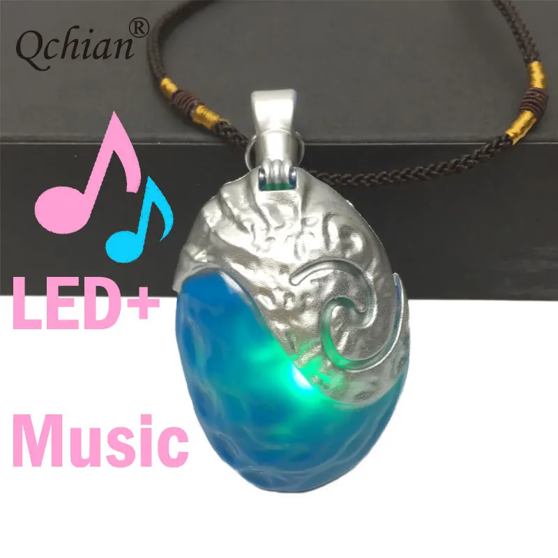 

Moana Ocean Rope Chain Necklaces Moana Necklaces LED Music Sound Pendants Leather Suede Choker Necklace for Women Girls jewelry