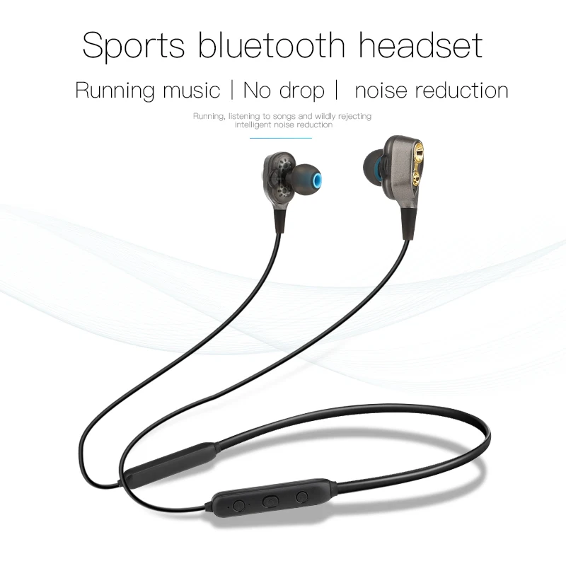 Беспроводная гарнитура Xingshenglong Bluetooth-гарнитура с двойным кольцом и кулоном синим