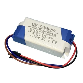 

12W Dimming Downlight Flat Fit Power Supply 7-15X1 280mA 110-220V Silicon Control LED Driver 5pcs