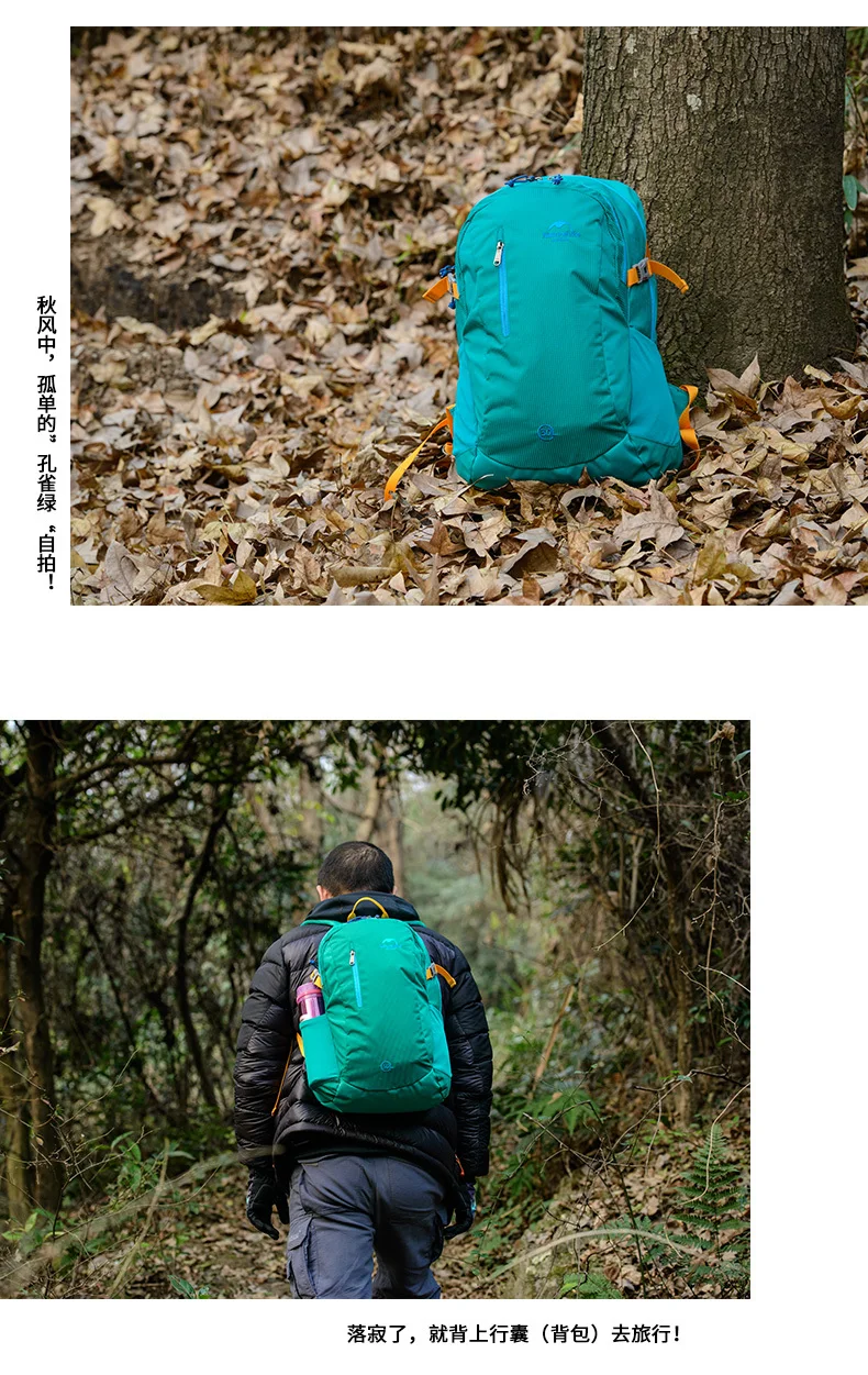 Naturehike 30L открытый рюкзак для путешествий альпинизма для мужчин и женщин походная одежда для кемпинга-устойчивый Рюкзак Зеленый