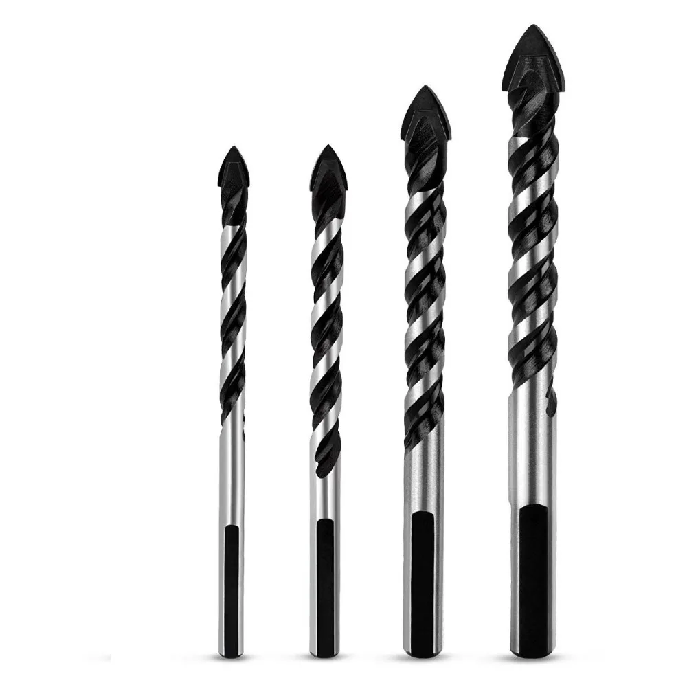 Buy Wall Drill Bit 4PCS Triangle Shank YG6X Alloy