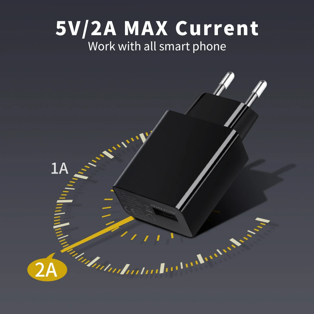 NILLKIN 10 Вт USB зарядное устройство USB настенное зарядное устройство Универсальное зарядное устройство для мобильного телефона для samsung S8 для iPhone для Xiaomi