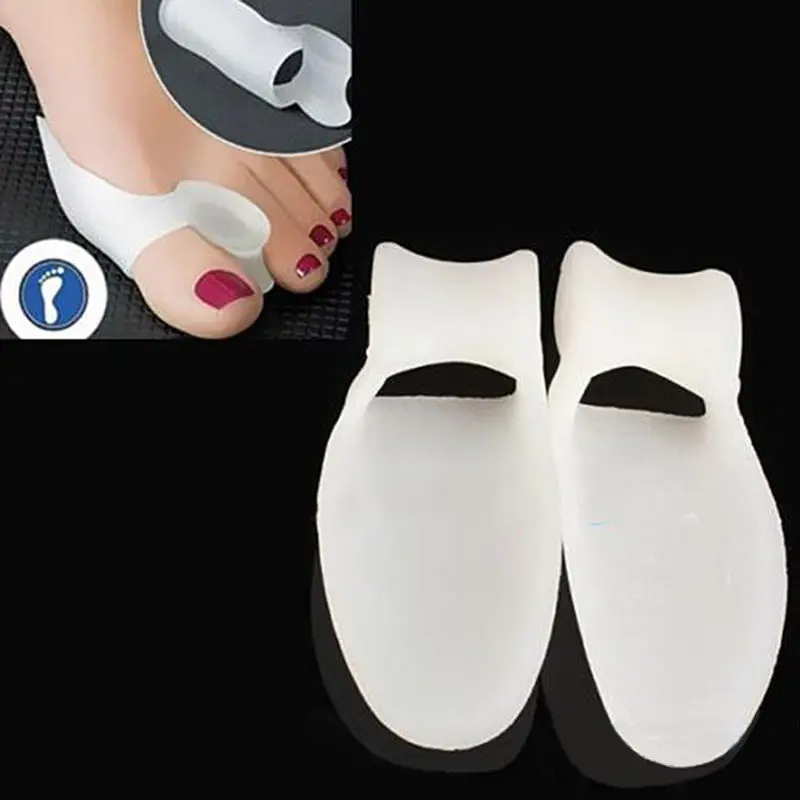 

1 pair Soft Gel Toe Separators Stretchers Bunion Pain Relief Feet Orthotics Reusable