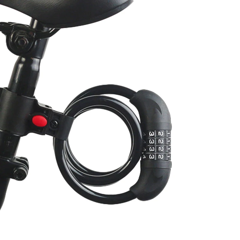 Защитное снаряжение для горного велосипеда Mtb велосипедный Кабель блокировка паролем дорожный велосипед безопасность кодовый замок крышка мотоциклетная защита