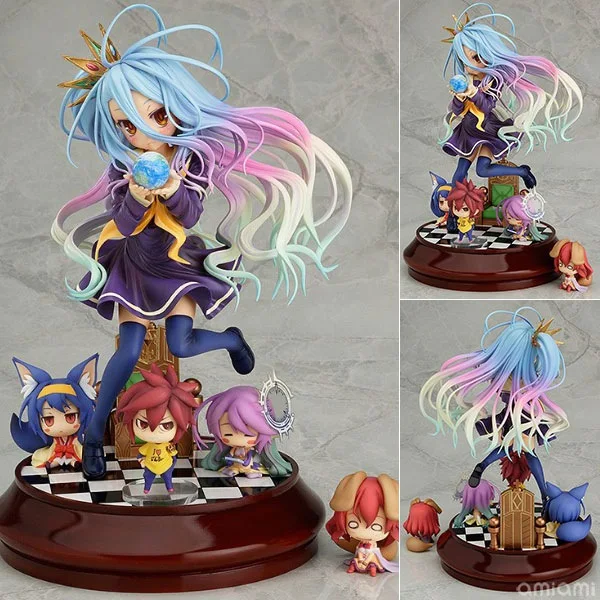 

20cm Anime Life No Game No Life Shiro Game of Life Painted second generation Game of Life 1/7 scale PVC action figure model