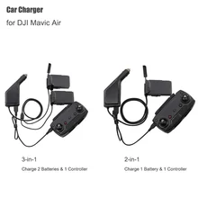 Car Charger For DJI Mavic Air Intelligent Battery Charging Hub Mavic Air Car Connector USB Adapter Multi Battery Car Char