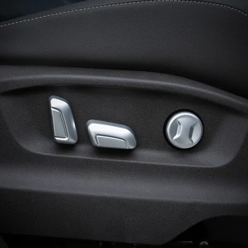 

For Golf 7 MK7 2016 2017 2018 ABS Matte Car Seat adjustment Switch cover trim accessories car styling 6pcs