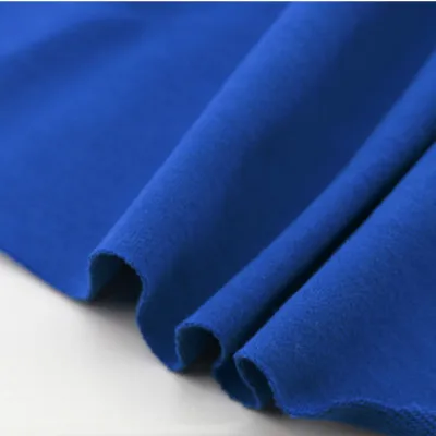 40 s чесаная хлопковая ткань маленькая Terry трикотажное полотно для летняя спортивная одежда материал одежды - Цвет: Синий