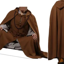 Зимний теплый шерстяной твидовый плащ для медитации унисекс, 4 цвета, буддийская форма для боевых искусств форменный Кейп, костюмы для боевых искусств, красный/серый/коричневый