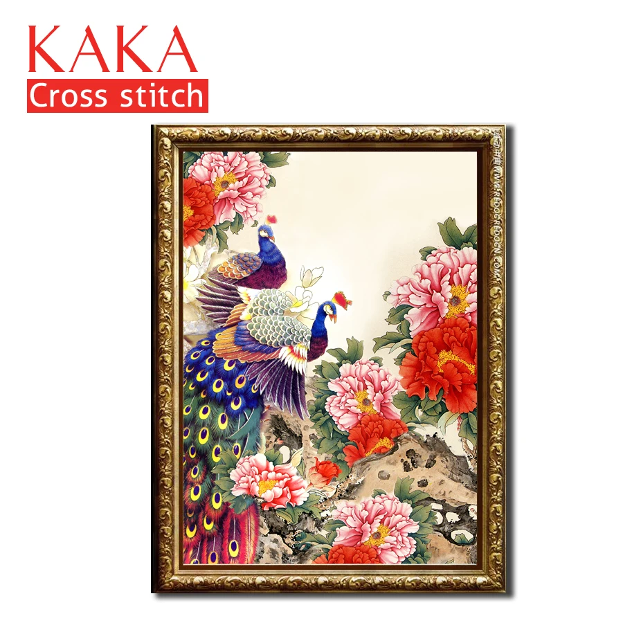 Cross stitch kits Embroidery needlework sets with printed pattern 11CT-canvas for Home Decor Painting Animals Full NCKA033 | Дом и сад