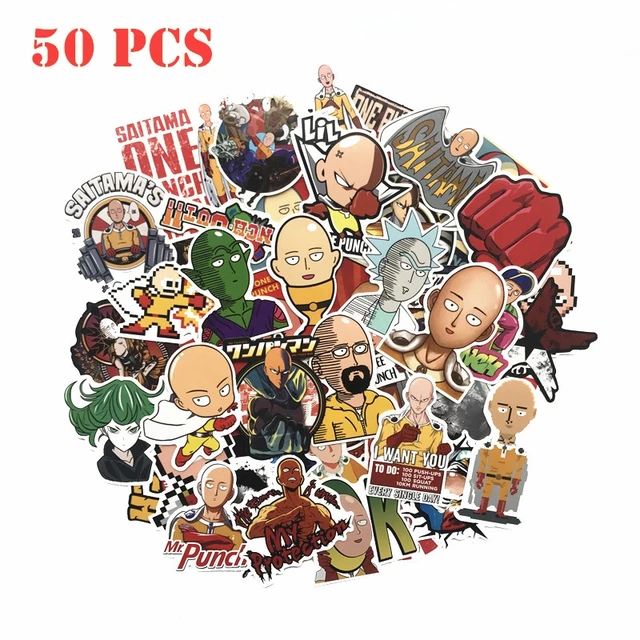 Pegatinas de One Punch Man (50 uds) One Punch Man
