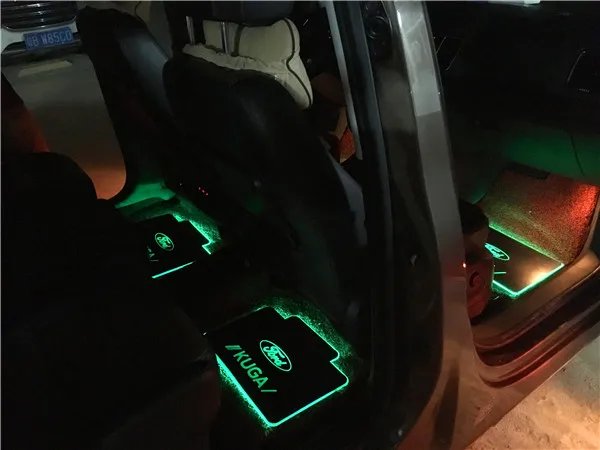 

Automobile LED atmosphere footpad light RGB footpad colorful footpad light cigarette plug sound control