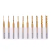 10pcs 3.175 Diameter CNC End Mill Cutter Mini PCB Carbide Router Bits Kit Set 0.8-3.175 mm For Milling Tools ► Photo 3/5