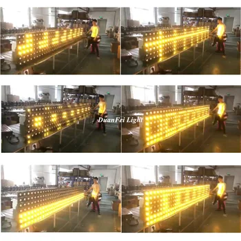 

10pcs dj led washer blinder light golden color led matrix blinder for disco wedding party show