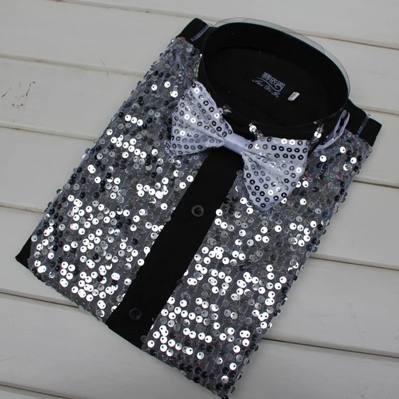 Men Latin Dance Dress Latin Dress Dance Dresses Latin Dance Costumes Cotton Blend Sequin Shirt Modern Tango Rumba Dance Wear -