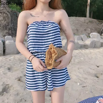 

Rompers Women Elegant Simple Korean Style Fashion Casual Daily Summer New Womens Clothing High Quality Sweet All-match Students