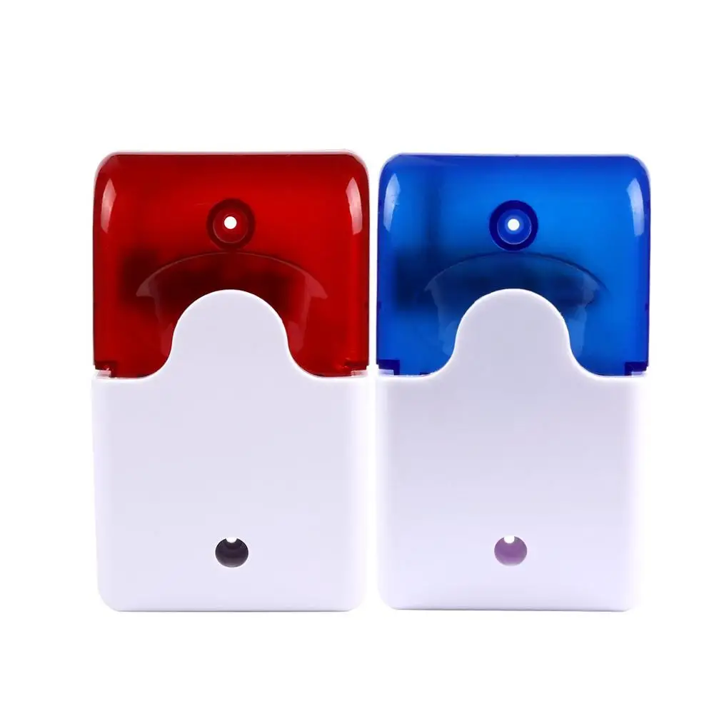 

Mini Wired Strobe Siren Sound Alarm Strobe Flashing Red Light Sound Siren for Home Security Protect Alarm System 110dB DC12V