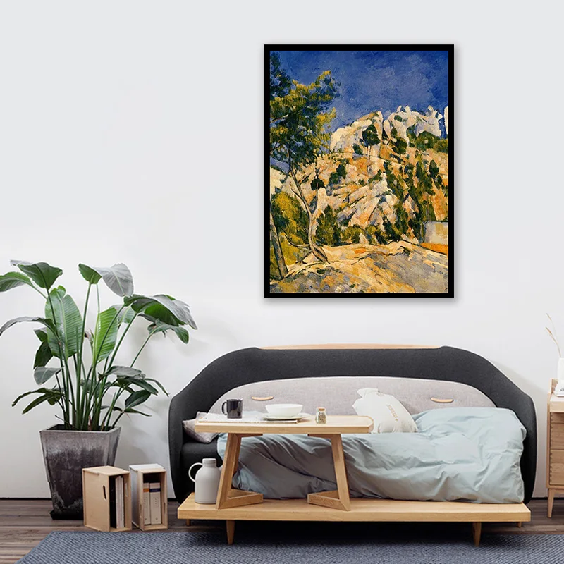 

diy painting by numbers Paul Cezanne Bottom of the Ravine impressionism dencorative paint adult hand drawing