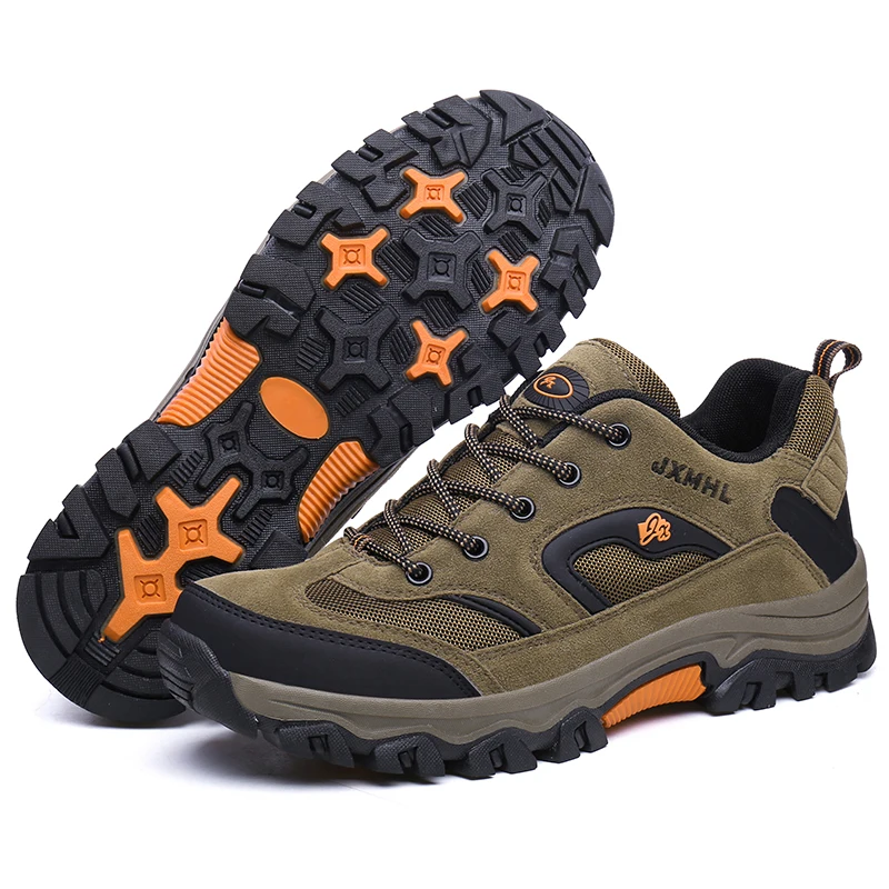 

HUMTTO Men Sport Shoes Winter Hiking Shoes Man Non Slip Trekking Shoes Outdoor Suede Sneakers Men Climbing Camping Shoes Male