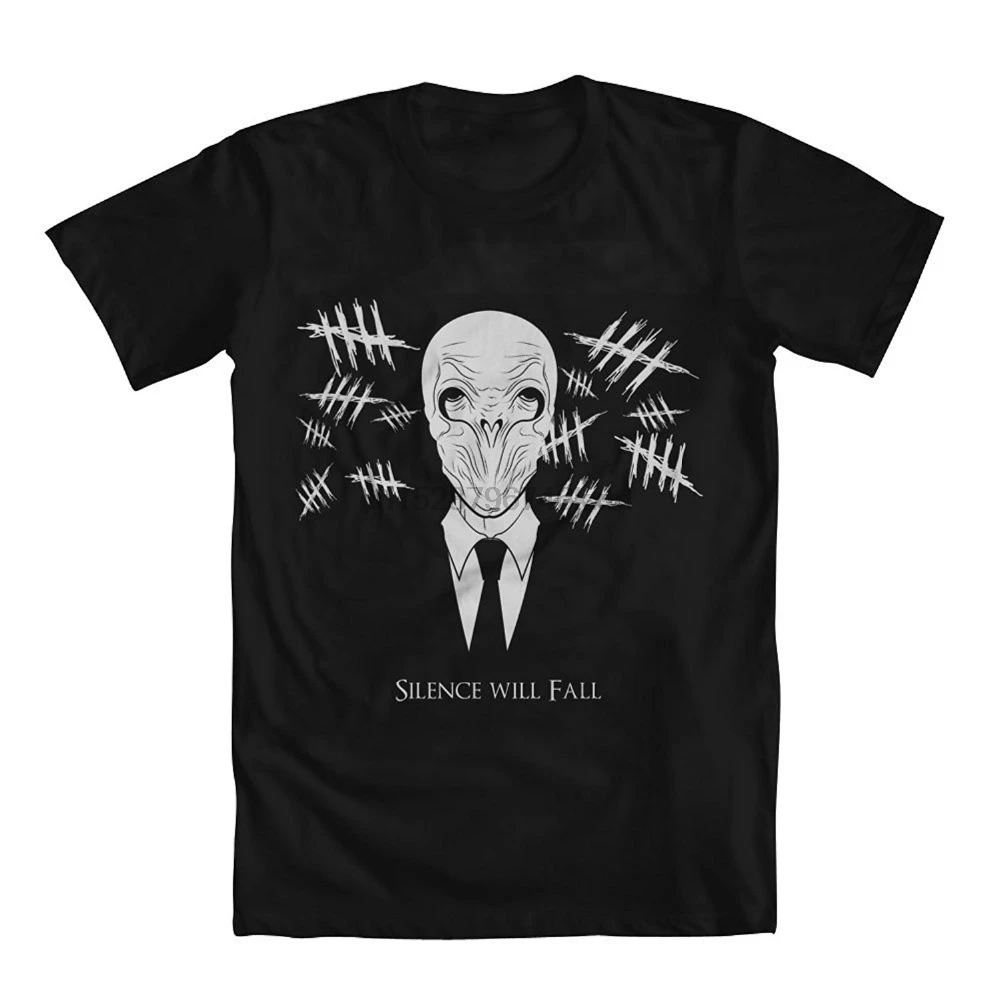 

Custom Shirt Printing Printing O-Neck Short-Sleeve Mens Joke Doctor Who Silence Will Fall Sportwear Graphic Shirt