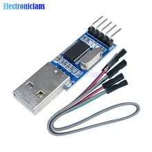 1 conjunto padrão usb para rs232 adaptador conversor ttl pl2303 pl2303hxa placa de download módulo 4pin cabo para arduino