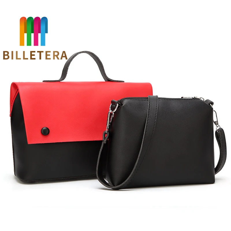 

BILLETERA Fashion Women Handbags Shoulder Bag Female PU Leather Composite Bags