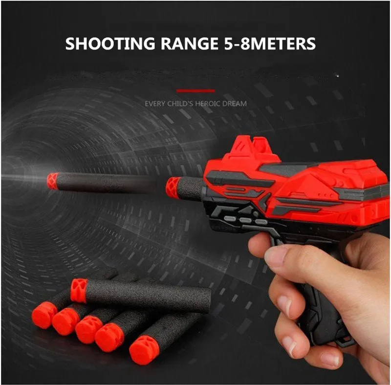 Новое поступление ручной пистолет с мягкими пулями подходит для Nerf пустотелые